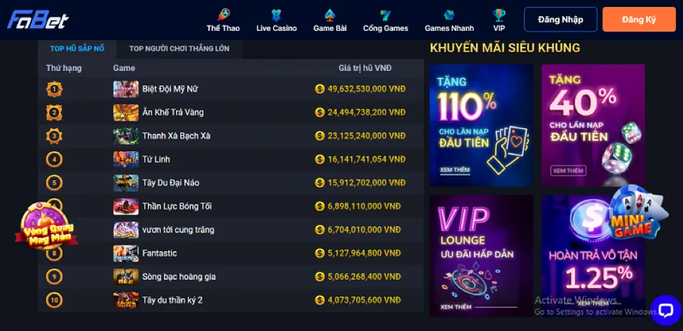 Chương trình hoàn trả cược casino tại Net88 Link