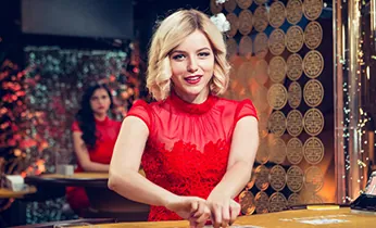 Sòng bạc trực tiếp với người chia bài thật